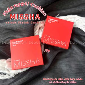 [ Vỏ Đỏ ] Phấn nước kiềm dầu, nâng tông che khuyết điểm Missha Velvet Finish Cushion 15g - Hàn Quốc #23