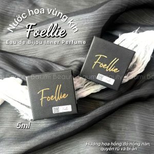 Nước hoa vùng kín, nước hoa cô bé sạch thơm dịu nhẹ Foellie Eau De Bijou Inner Perfume 5ml - Hàn Quốc #Màu Đen