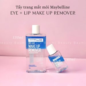 Nước Tẩy Trang Mắt & Môi Maybelline New York Eye + Lip Makeup Remover 40ml / 150ml - Mỹ