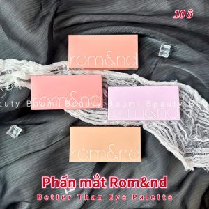 Bảng phấn mắt 10 ô lấp lánh lên màu đẹp, lâu trôi Romand Better Than Palette 6g - Hàn Quốc