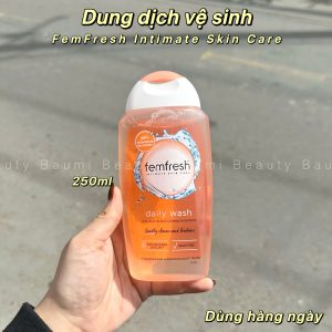 Dung dịch vệ sinh dùng hàng ngày, dịu nhẹ Femfresh Intimate Skin Care Daily Wash 250ml - Anh