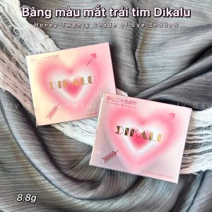 Bảng mắt 20 ô màu trái tim DIKALU Honey Twenty Shade of Eye Shadow 8.8g