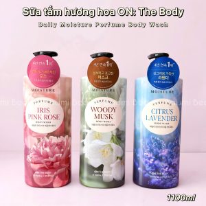 Sữa tắm hương hoa, mềm da ON: The Body Daily Moisture Perfume Body Wash 1100ml - Hàn Quốc