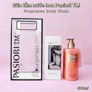 Sữa tắm hương nước hoa chất nhũ tạo bọt nhiều Pasiori TM Fragrance Body Wash cấp ẩm & làm mịn da 500ml