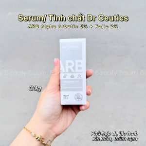 Serum/ Tinh chất làm trắng, cải thiện tông da, giảm xỉn màu, mờ thâm sạm DR Ceutics ARB Alpha Arbutin 5% + Kojic Dipalmitate 2% 30g - Việt Nam