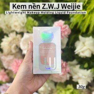 Kem nền/ lót bê tông, siêu kiềm dầu, bám chặt, lâu trôi Z.W.J Weijie Lightweight Makeup Holding Liquid Foundation 30g 