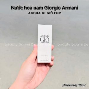 [ Minisize ] Nước hoa nam ACQUA DI GIÒ GIORGIO ARMANI EDP 15ml - Ý #chai trong nắp đen