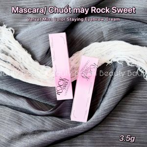 Mascara/ Chuốt lông mày, lên màu tự nhiên Rock Sweet Velvet Mist Color Staying Eyebrow Cream 3.5g 