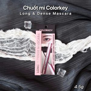Mascara/ chuốt mi dài và dày, đầu cọ thẳng Colorkey Long & Dense 4.5g