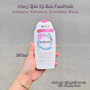 Dung dịch vệ sinh dịu nhẹ, giảm viêm nhiễm Femfresh Intimate Skin Care Soothing Wash 250ml - Anh