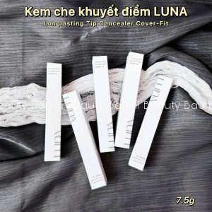 Kem che khuyết điểm mỏng nhẹ LUNA Longlasting Tip Concealer Cover-Fit 7.5g - Hàn Quốc