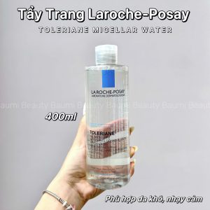 Nước tẩy trang dịu nhẹ cho da thường, khô, nhạy cảm La Roche-Posay Toleriane Micellar Water 400ml - Pháp