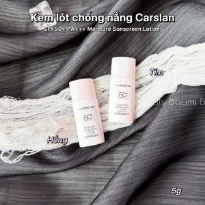 [ Minisize ] Kem lót chống nắng nâng tông nhẹ Carslan Moisture Sunscreen Lotion 5g