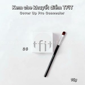 [ Tặng kèm cọ ] Kem che khuyết điểm hủ tròn 3 ô TFIT Cover Up Pro Concealer 15g - Hàn Quốc