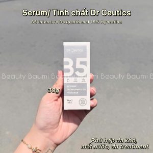 Serum/ Tinh chất phục hồi, cấp ẩm, dịu da, giúp da khoẻ mạnh, láng mịn DR Ceutics B5 Intensive Dexpanthenol 15% Hydration 30g - Việt Nam