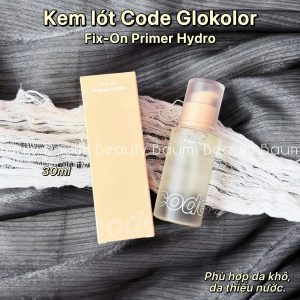 Kem lót dưỡng ẩm, tạo độ căng bóng cho da Code Glokolor Fix-On Primer Hydro 30ml - Hàn Quốc