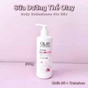Sữa dưỡng thể hương quả mọng, dưỡng ẩm chuyên sâu, phục hồi da khô sần, giảm thâm sạm Olay Body Cellscience Pro B5+ 260g
