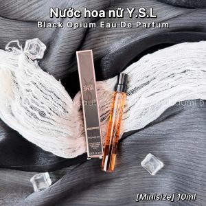 [Minisize] Nước hoa nữ thơm ngọt ngào nữ tính, quyết đoán, sang chảnh YSL Black Opium EDP 10ml - Pháp