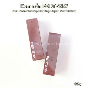 Kem nền chống nước, kiềm dầu lâu trôi FEOTZNW Soft Yarn Makeup Holding Liquid Foundation 30g