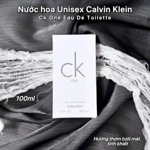 [ Trắng ] Nước hoa Unisex CK One Eau De Toilette Calvin Klein 100ml - Mỹ