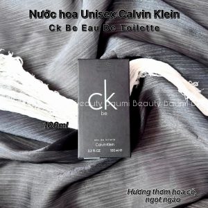 [ Đen ] Nước hoa Unisex CK Be Eau De Toilette Calvin Klein 100ml - Mỹ