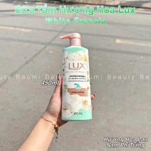 Sữa tắm hương hoa Lan Nam Phi thơm ngát, mịn da Lux White Freesia 450ml - bản Thái Lan
