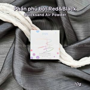 Phấn phủ bột mỏng mịn, kiềm dầu R&B Red&Black Quicksand Air Powder 10g
