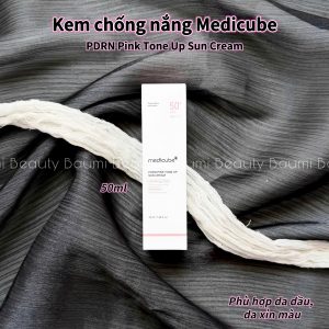 Kem chống nắng nâng tông trắng hồng tự nhiên Medicube PDRN Pink Tone Up Sun Cream 50ml - Hàn Quốc 