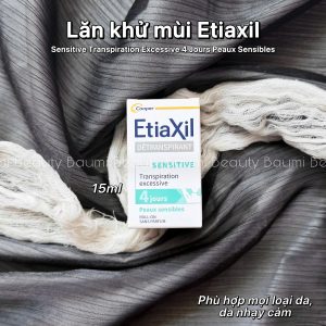 Lăn khử mùi đặc trị mùi hôi, khô thoáng trong nhiều giờ liền Etiaxil Destranspirant Sensitive 15ml - Pháp