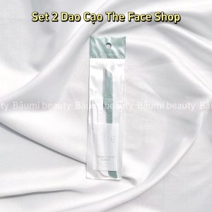 [ Set 2 cây ] Dao cạo, tỉa chân mày The Face Shop Daily Beauty Tools Folding Eyebrow Trimmer 2pcs