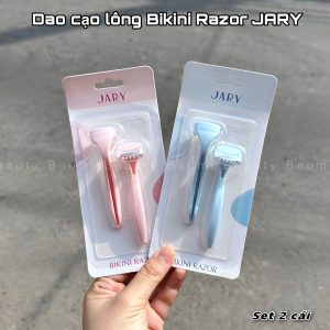 Set 2 dao cạo an toàn, dễ thao tác cho vùng nhạy cảm Bikini Razor JARY 