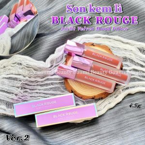 [ Ver.2 ] Son Kem Lì Black Rouge Air Fit Velvet Mood Filter 4.5g - Hàn Quốc #A12 Đỏ nâu