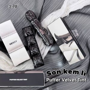 Son phao kem lì Merzy Puffer Velvet Tint 3.7g - Hàn Quốc