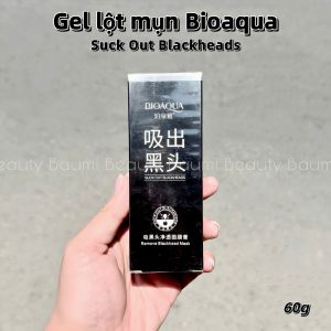 Gel lột mụn đầu đen than hoạt tính, kiềm dầu, sạch mụn Bioaqua Remove Blackhead Mask 60g