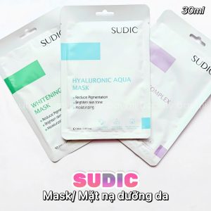 Mask/ Mặt nạ dưỡng da, cấp ẩm, phục hồi, giảm khô SUDIC Whitening 30ml - Hàn Quốc