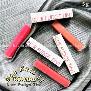 Son kem mịn lì, lên màu hiệu ứng mờ đẹp Romand Blur Fudge Tint 5g - Hàn Quốc