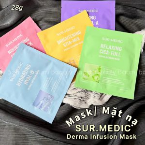 Mask/ Mặt nạ dẫn truyền dưỡng chất chuyên sâu SUR.MEDIC Derma Infusion Mask 28g - Hàn Quốc