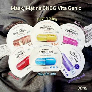 ( Lẻ 1 miếng ) Mask/ Mặt nạ dưỡng da nhiều dưỡng chất BNBG Vita Genic Jelly Mask 30ml - Hàn Quốc
