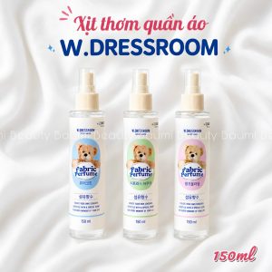 Xịt thơm quần áo, khử mùi, lưu hương lâu W.DRESSROOM Scent House Fabric Perfume 150ml - Hàn Quốc
