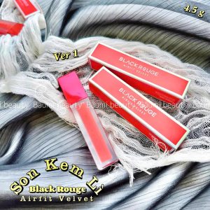 [ Ver.1 ] Son kem lì lên màu chuẩn, lâu trôi, mềm mịn Black Rouge Air Fit Velvet Tint 4.5g - Hàn Quốc