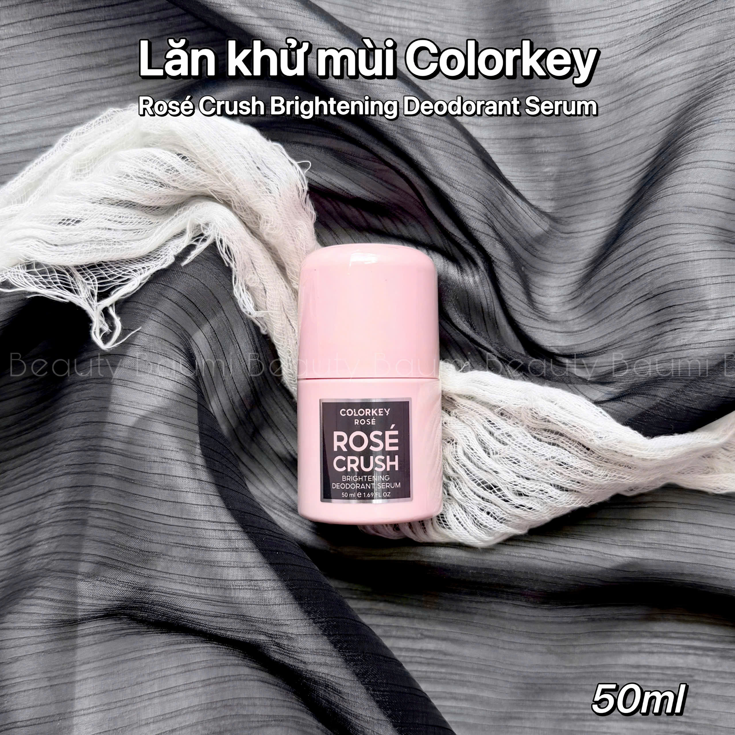 Lăn nách ngăn mùi, dưỡng sáng Colorkey Rose Crush Brightening Deodorant Serum 50ml