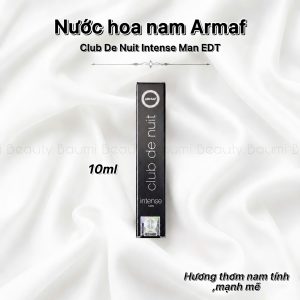 (Minisize) Nước hoa nam Armaf Club De Nuit Intense Man EDT 10ml - Dubai