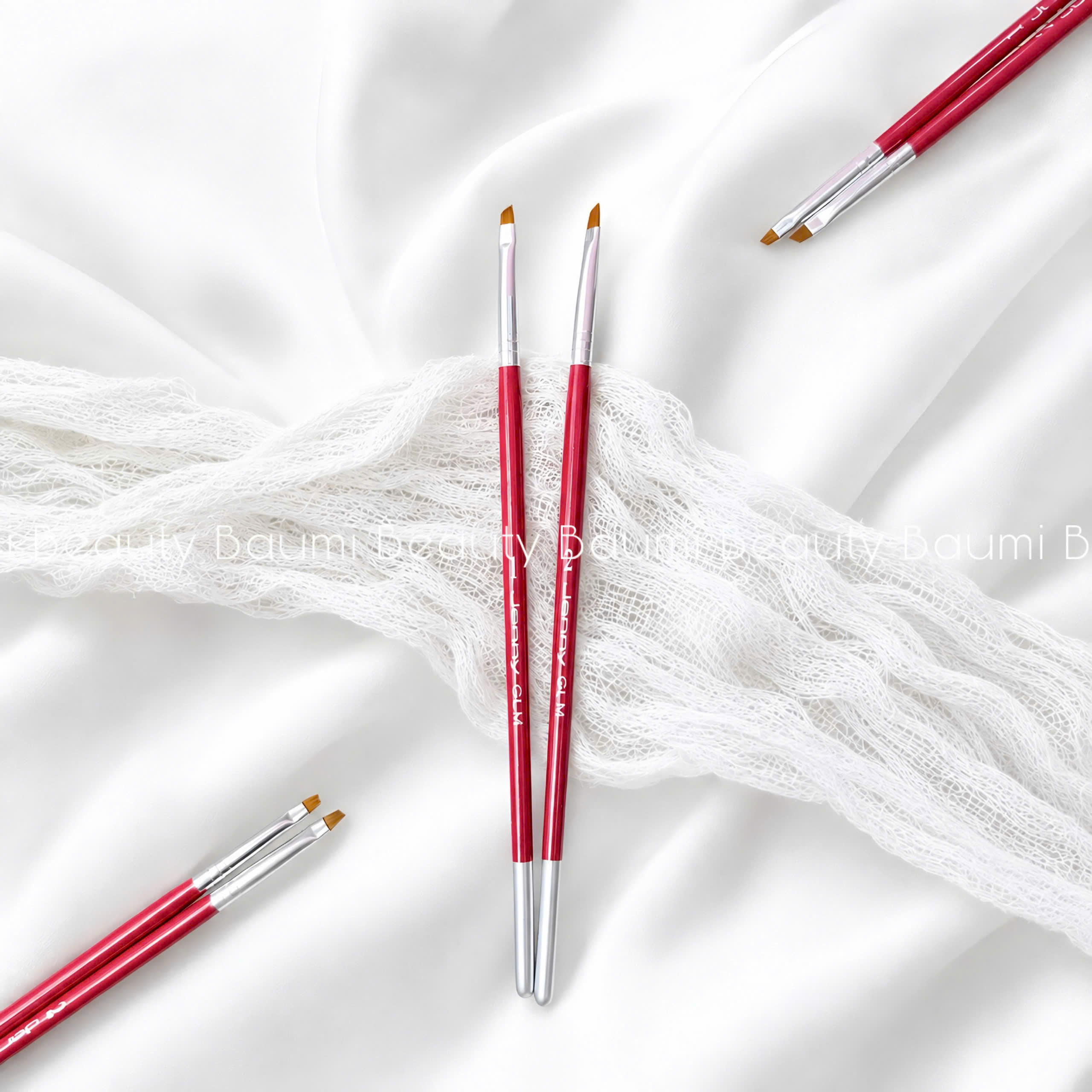 ( Lẻ 1 cây ) Cọ eyeliner, vét đuôi mắt, kẻ mắt đầu nhỏ siêu sắc nét Jenny cán đỏ CKMJ25